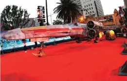  ??  ?? This file photo shows a general view of the atmosphere during The World Premiere of Lucasfilm's "Rogue One: A Star Wars Story, In Hollywood, California. — AFP photos