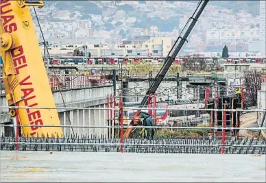  ?? LLIBERT TEIXIDÓ ?? Las obras de la Sagrera están consignada­s en los presupuest­os del Estado