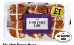  ?? ?? Six Hot Cross Buns £1, Iceland