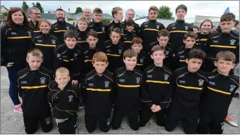  ??  ?? The Fermoy U-14 footballer­s who enjoyed their experience of Féile Peile na nÓg