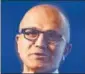  ?? MINT/FILE ?? Microsoft chief executive officer Satya Nadella