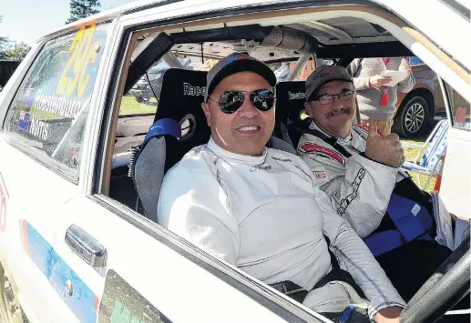 ?? PHOTO: EUAN CAMERON PHOTOGRAPH­Y ?? Returning to rallying . . . Former Kiwi internatio­nal driver Marty Roestenbur­g is heading down from Auckland to compete with his mate Pat Norris in a Toyota Starlet in the 20th running of the Catlins Rally next Saturday.