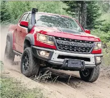  ?? DRIVING ?? There are few trails the Colorado ZR2 Bison can’t conquer.