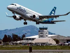  ?? ?? Alaska Airlines has announced it will add a direct flight to Las Vegas at the Charles M. Schulz-Sonoma County Airport in Santa Rosa.