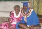  ?? Photo: Tudravu family ?? Chief of Operations Assistant Commission­er Rusiate Tudravu with his mother, Silina Dulaki (R) in Tailevu on Wednesday.