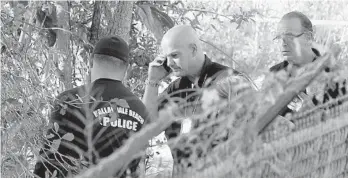  ?? PEDRO PORTAL/MIAMI HERALD ?? Police haven’t yet determined whether human remains found in a Miami Gardens field are those of Lynda Meier, a Hallandale Beach woman who went missing in 2010.