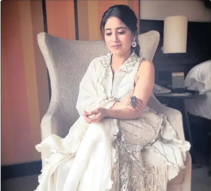  ??  ?? SHWETA Tripathi plays a circus performer in her latest film,