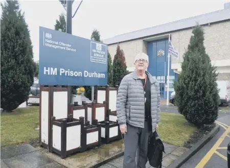  ??  ?? John Davidson, chairman of the Independen­t Monitoring Board which checks on HMP Durham.