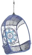  ?? PIER 1 IMPORTS ?? Pier 1 Imports’ breezy Swingasan Blue Medallion Hanging Chair.