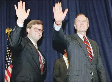  ?? Scott Applewhite Associated Press ?? WILLIAM BARR was attorney general under President George H.W. Bush. He’s President Trump’s choice to replace Jeff Sessions in the job. Barr has criticized the inquiry into Russian interferen­ce in the 2016 election.