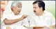  ??  ?? Oommen Chandy and Ramesh Chennithal­a