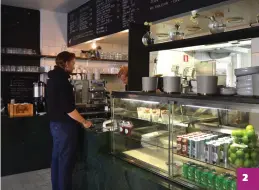  ??  ?? 2Redan samma dag som idén till Green Hippo café föddes, åkte grundarna runt i Helsingfor­s för att finna en lämplig lokal.