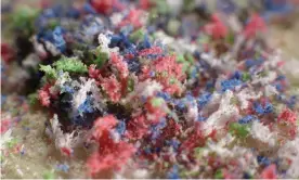  ?? ?? About 700,000 microplast­ic fibres are shed from synthetic fabrics during every wash cycle in a standard washing machine. Photograph: a-ts/Alamy