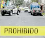  ?? /LUIS BARRERA ?? En el Edomex reportaron 14 asesinatos el pasado domingo