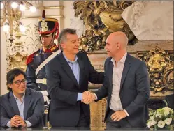  ?? GCBA ?? CONVENIO. Macri y Larreta firmaron el acuerdo el mes pasado.