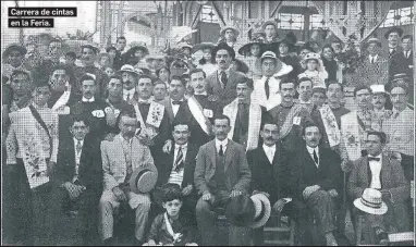  ??  ?? Carrera de cintas en la Feria.