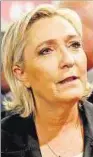  ??  ?? Marine Le Pen.