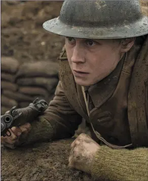  ??  ?? George MacKay as Lance Corporal William Schofield in 1917.