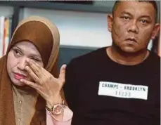  ?? PIC
FILE ?? Felda Wani Ahmad and Mohd Gadaffi Md Karim, parents of Mohamad Thaqif Amin.