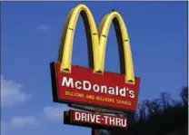  ?? GENE J. PUSKAR, THE ASSOCIATED PRESS ?? McDonald’s shares have increased 25 per cent this year thanks to all-day breakfasts, kitchen upgrades, drink deals and upscale menu offerings.