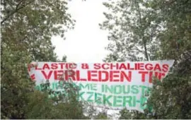  ?? Bfm ?? Begin oktober protesteer­den milieuorga­nisaties nog tegen de komst van de nieuwe Ineos-fabriek in Antwerpen.