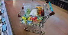  ??  ?? RIP-OFF: A trolley load of food items can set you back more than R3 000, says the writer.