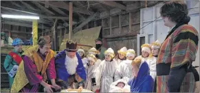  ??  ?? Lawrenceto­wn United Baptist Church presents a live nativity pageant every second Christmas at the Annapolis Valley Exhibition grounds in Lawrenceto­wn. This year it’s being held on Dec. 23 at 6:30 p.m.