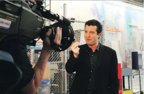  ?? PETER REDMAN ?? Rick Mercer’s new memoir includes a collection of the signature rants he unleashed on his satirical CBC news series.