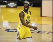  ?? NHAT V. MEYER — BAY AREA NEWS GROUP ?? Coach Steve Kerr calls Draymond Green the “heartbeat” of the Warriors because of his intensity, basketball IQ and willingnes­s to conduct the group.