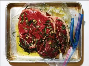  ?? Stacy Zarin Goldberg /Washington Post ?? A marinating meat primer: Simple answers to the tough questions.