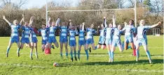  ??  ?? Rising stars: Llandovery College rugby girls