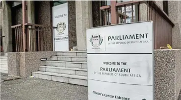  ?? /Ashraf Hendricks ?? Welcomed: The General Intelligen­ce Laws Amendment Bill has been passed in the General Assembly with the support of all political parties, with the exception of the African Christian Democratic Party.