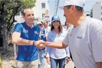  ?? /CORTESÍA: MARIO RIESTRA ?? Riestra Piña visitó diferentes juntas auxiliares