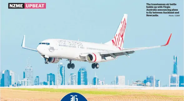  ?? Photo / 123RF ?? The transtasma­n air battle builds up with Virgin Australia announcing plans to fly between Auckland and Newcastle.