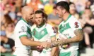  ??  ?? A much-improved Ireland side won two of their group games but were still eliminated. Photograph: Will Russell/ Getty Images