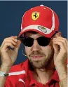  ?? (Afp) ?? Uomo in rosso Seb Vettel