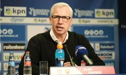  ??  ?? Alan Pardew left ADO Den Haag in April. Photograph: Hollandse Hoogte/REX/Shuttersto­ck