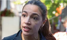  ?? Photograph: Ron Adar/Sopa Images/Rex/Shuttersto­ck ?? Alexandria Ocasio-Cortez said of Abbott: ‘It’s not just ignorance. It’s ignorance that’s hurting people.’