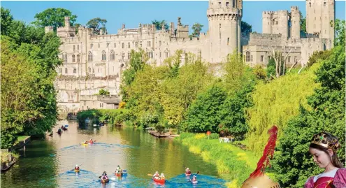  ??  ?? Fairytale adventure: Warwick Castle is a dream come true for all the family