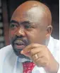  ??  ?? CLEANING HOUSE: Public Works Minister Thulas Nxesi