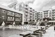  ?? Houston Apartment Associatio­n ?? Camden McGowen Station dates to 2018 in Midtown. The trust plans to sell off older properties this year.