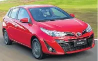  ?? TOYOTA ?? Linha Yaris já pode ser de encomenda nas revendas da Toyota. A tabela começa em R$ 59.590