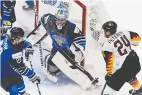  ?? CODIE MCLACHLAN/ GETTY IMAGES ?? Finland beat Germany 5-3 on Friday, the Germans first action since arriving in Edmonton.