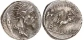  ?? ?? L. Hostilius Saserna. Denarius, 48. From Tkalec and Rauch auction (25 April 1985), No. 225. Very rare. Extremely fine. Estimate: 2,000 euros. Hammer price: 14,000 euros