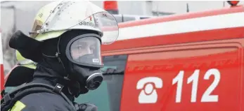  ?? FOTO: DPA ?? Die Feuerwehr Weingarten rückt ein- bis zweimal im Jahr wegen des Verdachts auf austretend­es Gas aus.