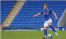  ?? Photograph: Jez Tighe/ ProSports/REX/Shuttersto­ck ?? Chesterfie­ld’s Lawrence Maguire, pictured with all the league clubs the Spireites have never played.