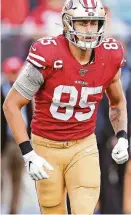  ??  ?? San Francisco tight end George Kittle. SERGIO ESTRADA/USA TODAY SPORTS