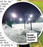  ??  ?? Kauppi, Tampere, Finland
LOCKED DOWN: FC Tirsense in northern Portugal