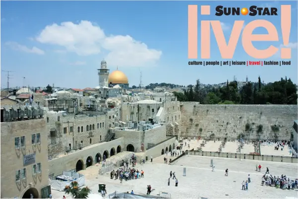  ??  ?? THE OLD CITY OF JERUSALEM. On the right is the Western Wall, also known as the Wailing Wall.