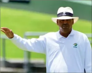  ?? Photo: Club Cricket SA ?? Calling it a day… South Africa’s renowned umpire Shaun George announced his retirement from the game after an illustriou­s 20-year career.